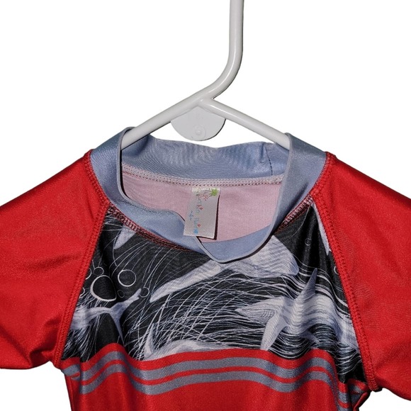 Swimwear Sharks Graphic Swim Water Top Sz 4 by Sunshine Swim - Picture 3 of 5